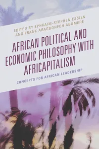 African Political and Economic Philosophy with Africapitalism_cover