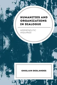 Humanities and Organizations in Dialogue_cover