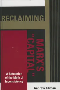 Reclaiming Marx's 'Capital'_cover