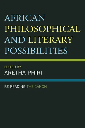 African Philosophical and Literary Possibilities