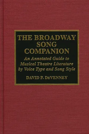 The Broadway Song Companion