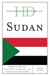 Historical Dictionary of the Sudan_cover