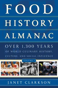 Food History Almanac: Over 1,300 Years of World Culinary History, Culture, and Social Influence_cover