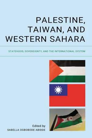 Palestine, Taiwan, and Western Sahara
