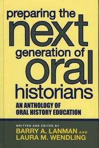 Preparing the Next Generation of Oral Historians_cover