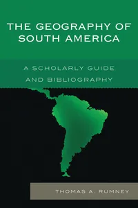 The Geography of South America_cover