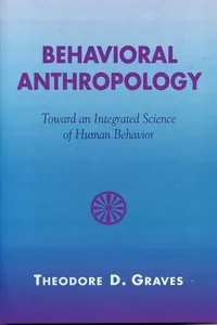 Behavioral Anthropology_cover