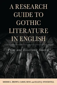 A Research Guide to Gothic Literature in English_cover