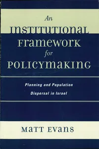 An Institutional Framework for Policymaking_cover