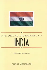 Historical Dictionary of India_cover