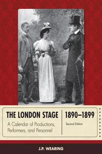 The London Stage 1890-1899_cover