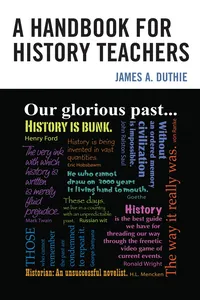A Handbook for History Teachers_cover