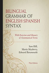Bilingual Grammar of English-Spanish Syntax_cover