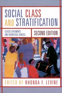 Social Class and Stratification_cover