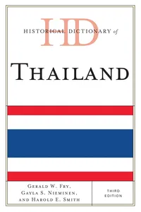 Historical Dictionary of Thailand_cover