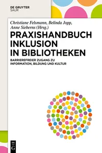 Praxishandbuch Inklusion in Bibliotheken_cover