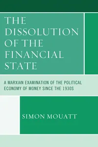 The Dissolution of the Financial State_cover