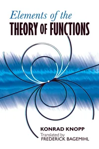 Elements of the Theory of Functions_cover