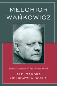 Melchior Wankowicz_cover