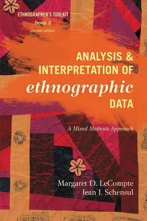 Analysis and Interpretation of Ethnographic Data