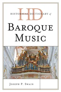 Historical Dictionary of Baroque Music_cover