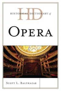 Historical Dictionary of Opera_cover