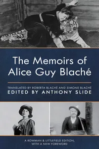 The Memoirs of Alice Guy Blaché_cover