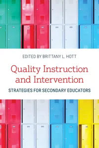 Quality Instruction and Intervention Strategies for Secondary Educators_cover