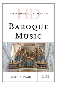 Historical Dictionary of Baroque Music_cover
