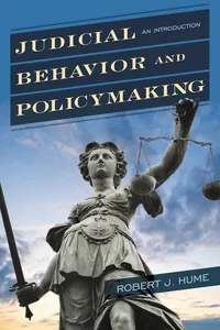 Judicial Behavior and Policymaking_cover
