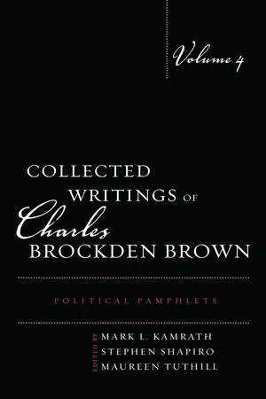 Collected Writings of Charles Brockden Brown