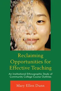 Reclaiming Opportunities for Effective Teaching_cover
