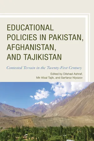 Educational Policies in Pakistan, Afghanistan, and Tajikistan