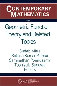 Geometric Function Theory and Related Topics_cover