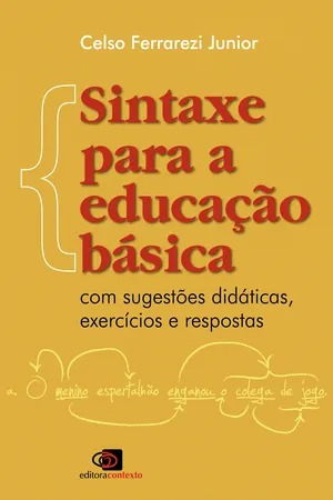 Sintaxe para a educação básica