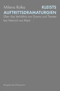 Kleists Auftrittsdramaturgien_cover