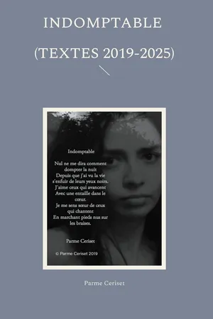Indomptable (textes 2019-2025)