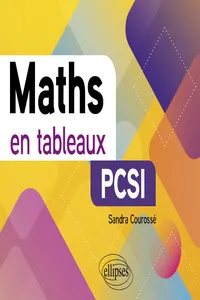 Maths en tableaux - PCSI_cover