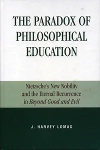 The Paradox of Philosophical Education_cover