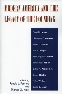 Modern America and the Legacy of Founding_cover