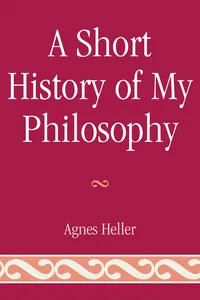 A Short History of My Philosophy_cover