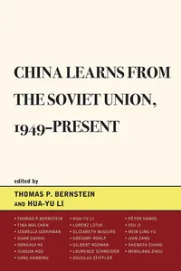 China Learns from the Soviet Union, 1949–Present_cover