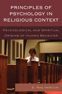 Principles of Psychology in Religious Context_cover