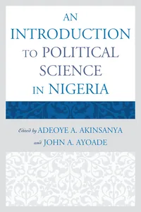 An Introduction to Political Science in Nigeria_cover