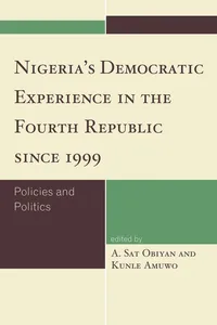 Nigeria's Democratic Experience in the Fourth Republic since 1999_cover