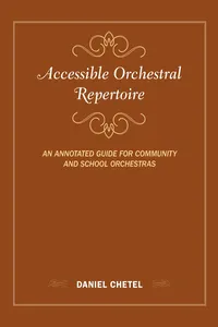 Accessible Orchestral Repertoire_cover