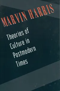 Theories of Culture in Postmodern Times_cover