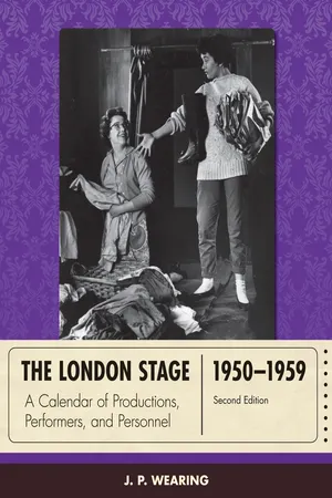 The London Stage 1950-1959