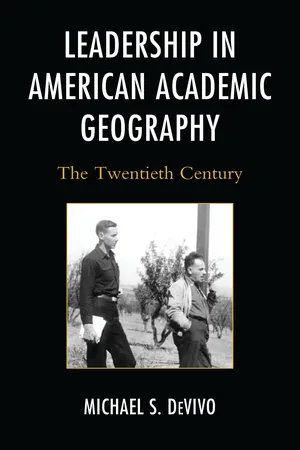 Leadership in American Academic Geography
