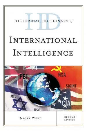 Historical Dictionary of International Intelligence
